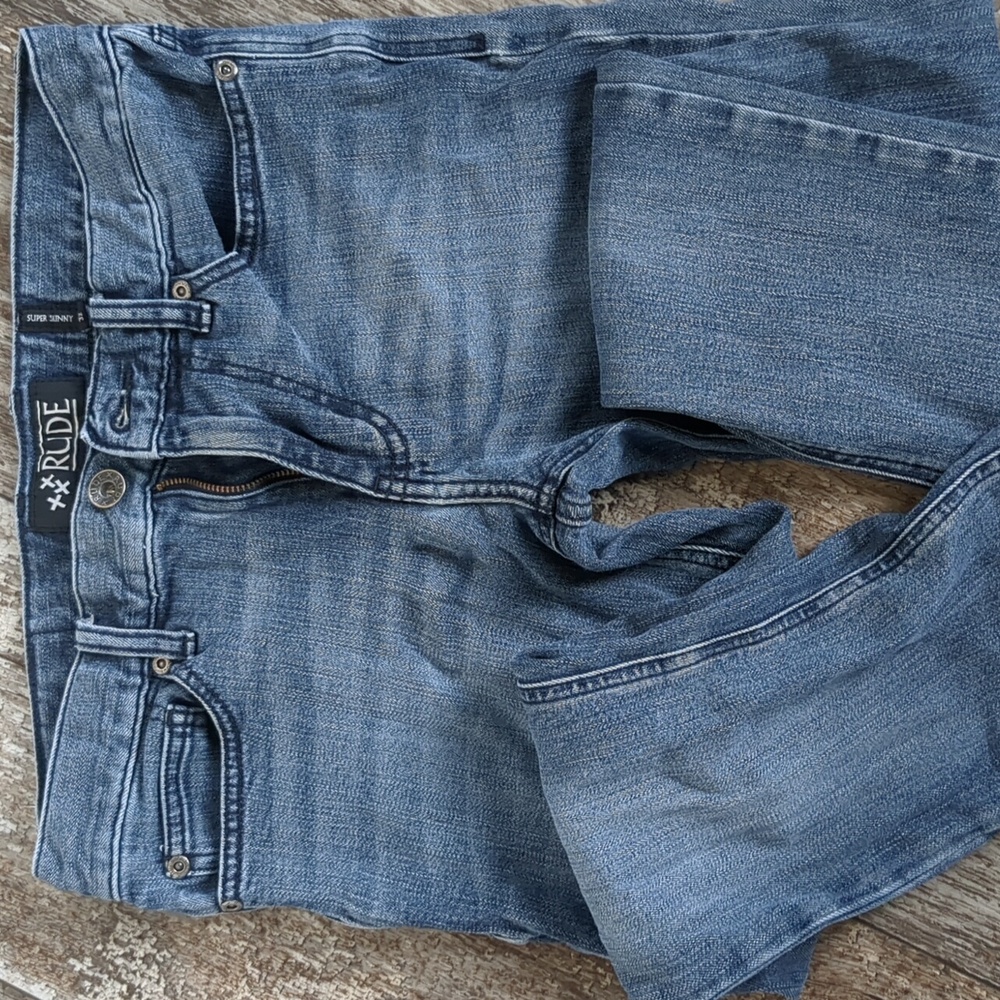 Men's super skinny jenas